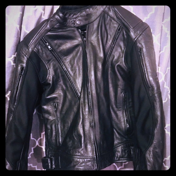XElement Armored Leather Motorcycle Jacket Medium - Picture 1 of 3